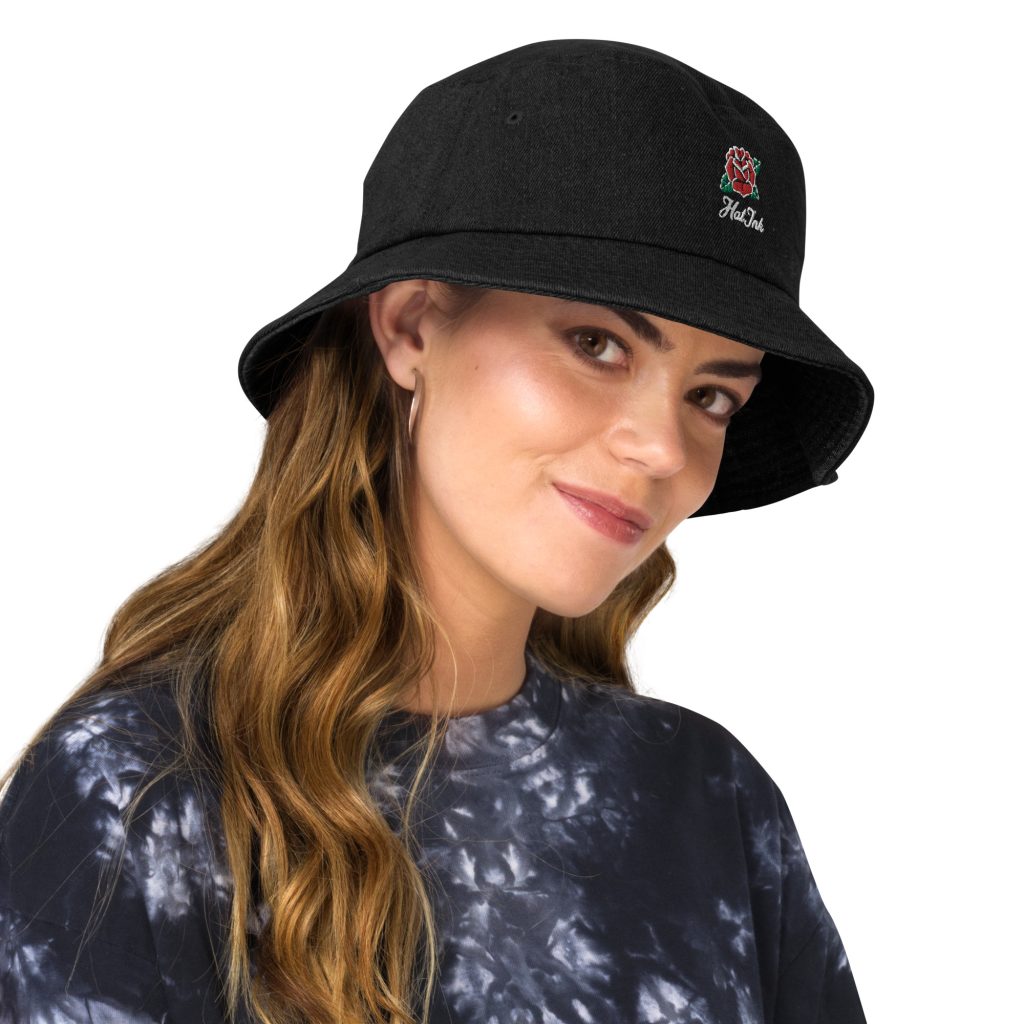 Denim bucket hat Rosa Old School