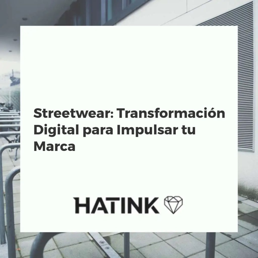 Jóvenes con ropa streetwear interactuando con elementos digitales y hologramas, simbolizando la transformación digital de la moda urbana