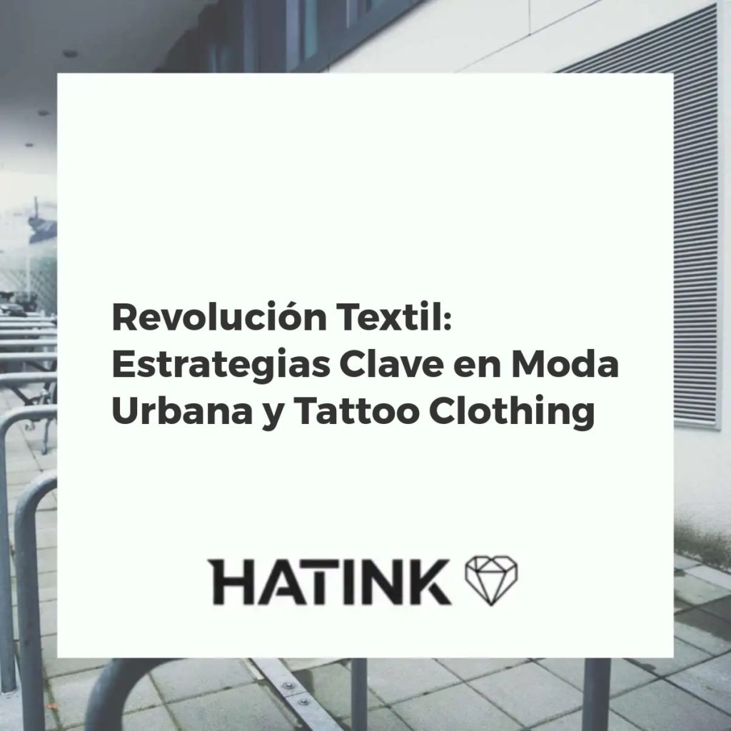 Diseños de moda urbana con estampados de tatuajes, representando la fusión entre la cultura callejera y el arte corporal.