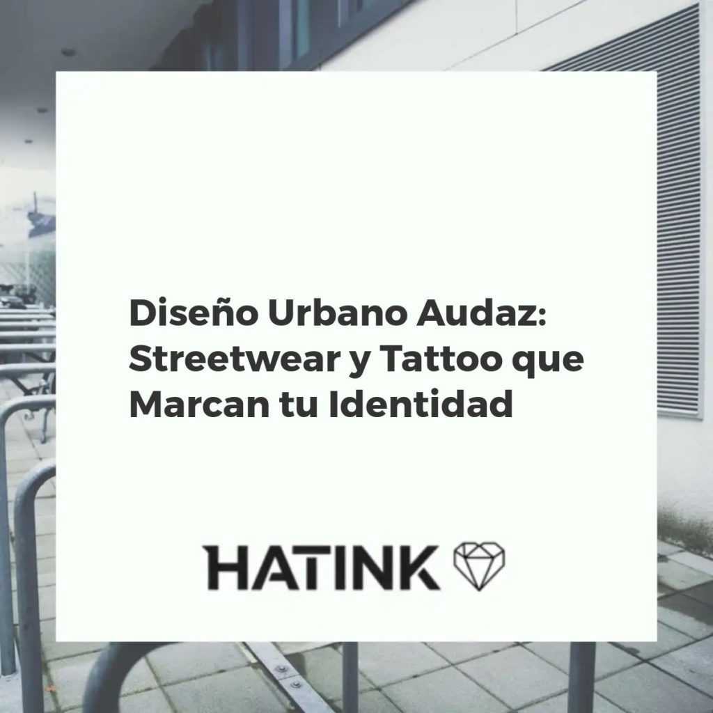 Persona con estilo streetwear, ropa urbana con diseños tattoo y brazos tatuados, expresando identidad en ambiente urbano.