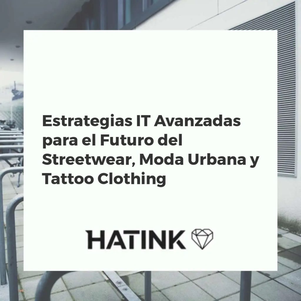 Diseñadores de moda urbana utilizando tecnología avanzada y hologramas para crear colecciones streetwear y tattoo clothing del futuro.