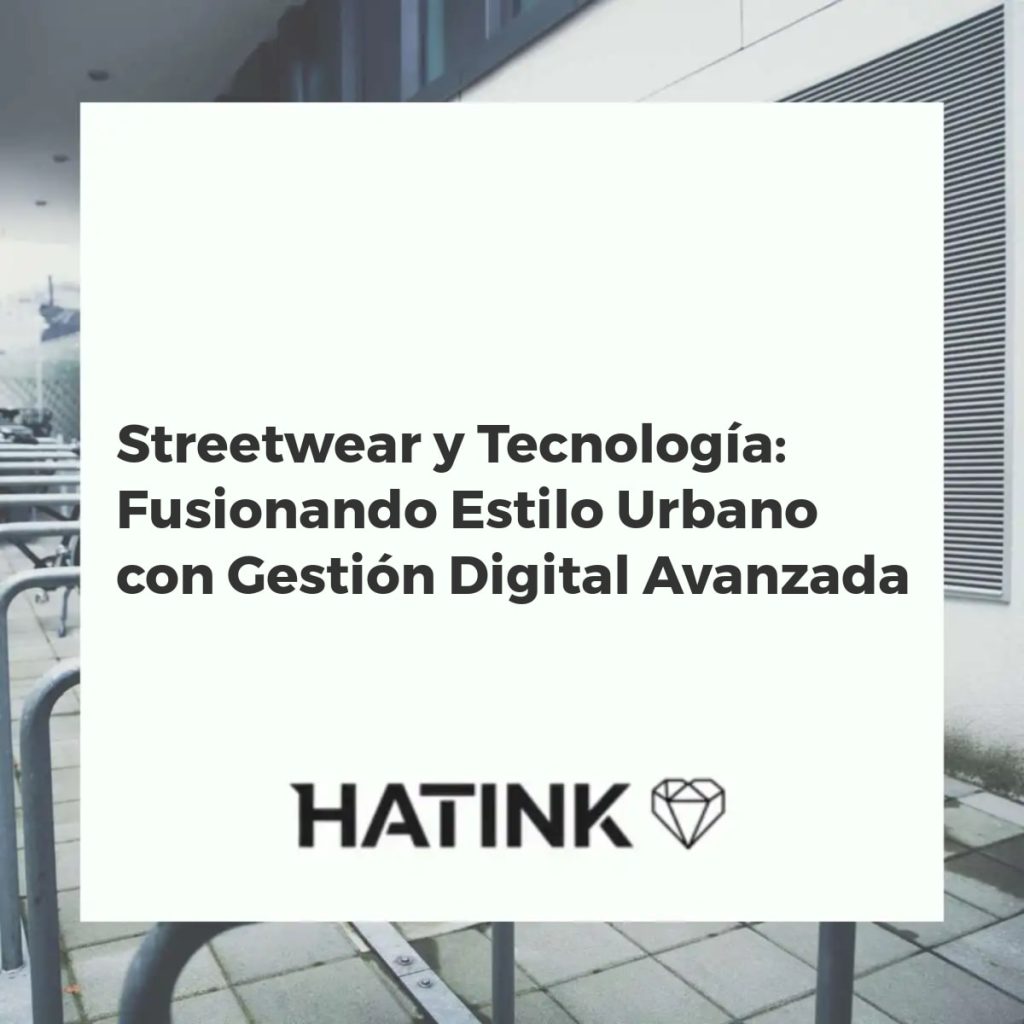 Diseño que une moda urbana y elementos tecnológicos, simbolizando la gestión digital avanzada en el streetwear y tattoo clothing.